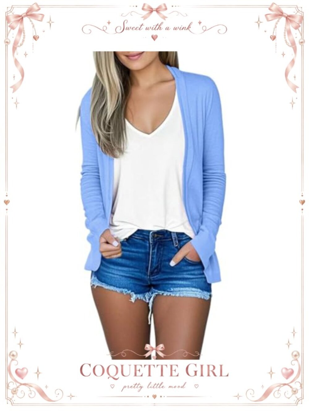 Women's Long Sleeve Open Front Cardigan Lightweight Casual Shrug